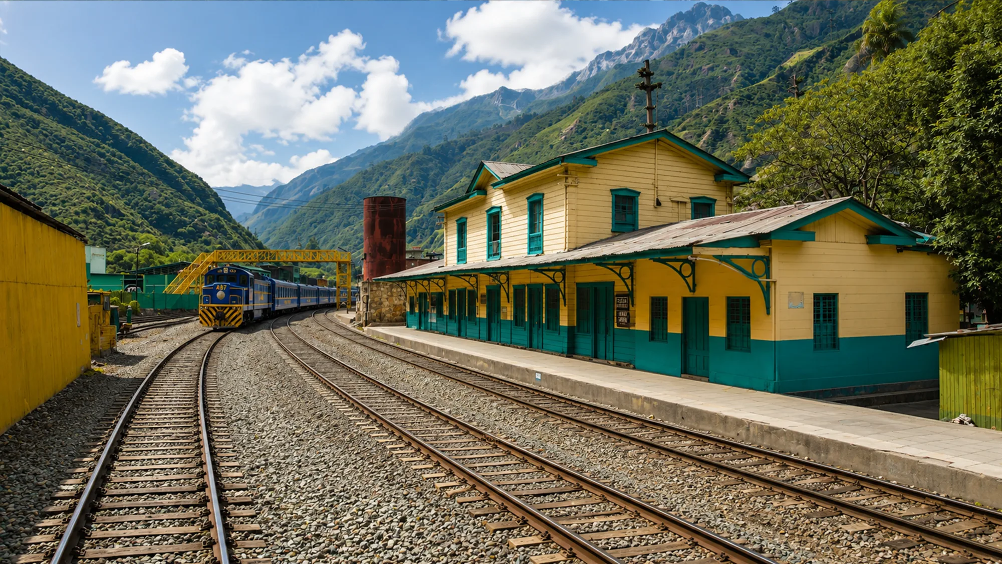 Estación del Ferrocarril Central de Matucana
