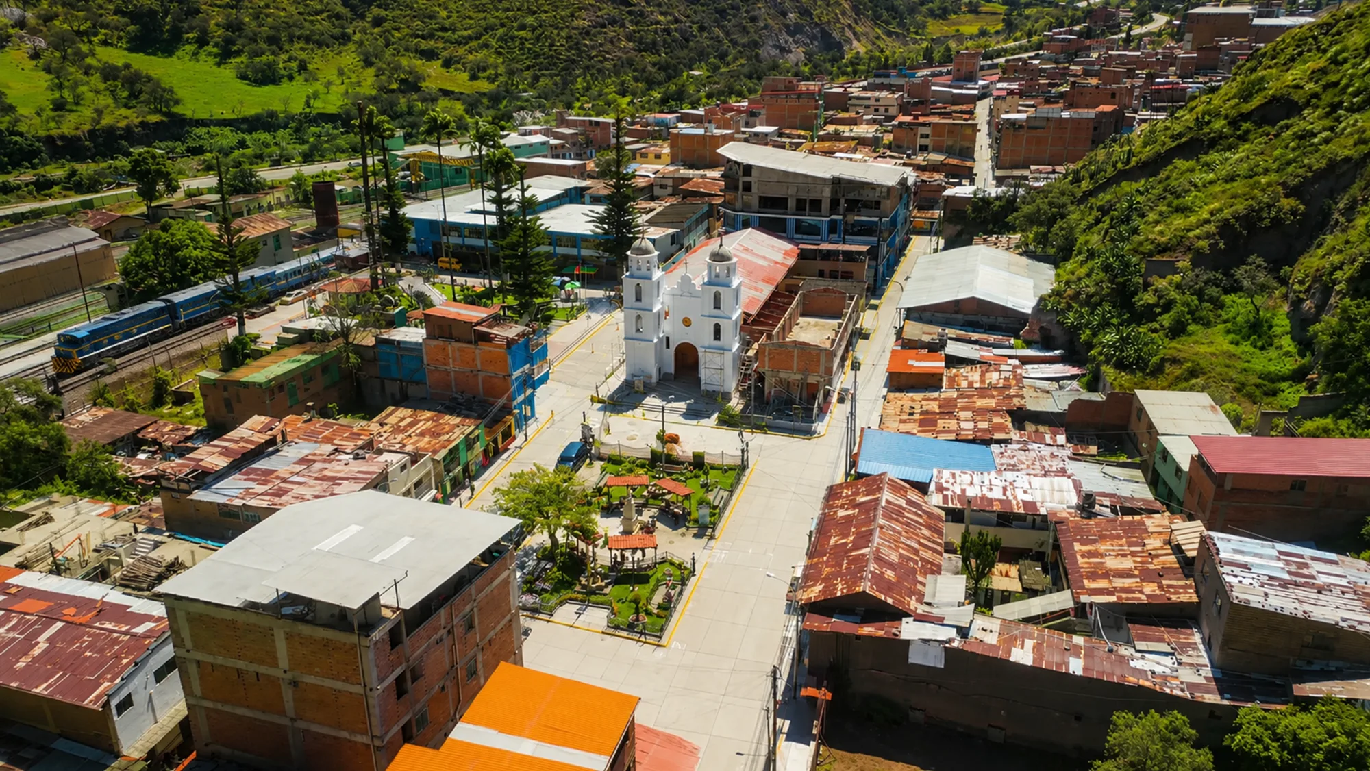 Plaza de Matucana, escenario de sus fiestas